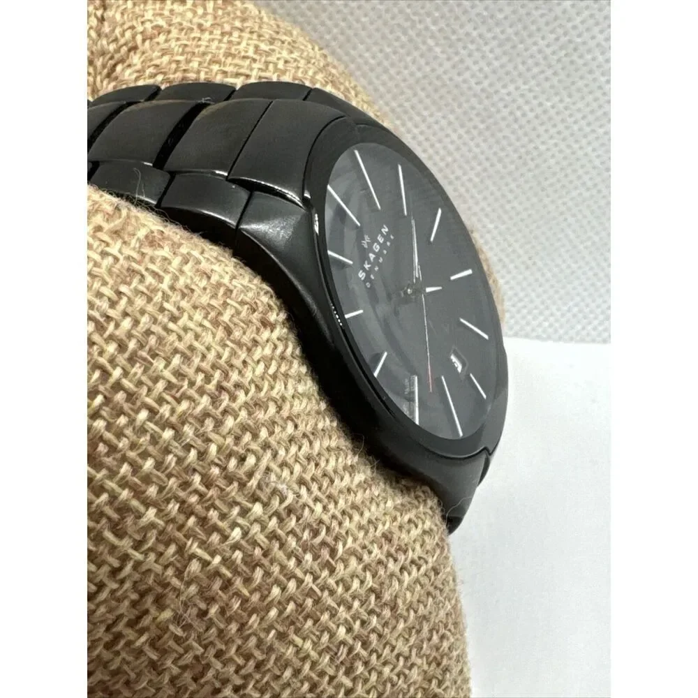 Skagen SKW6031 Women's Black Titanium Analog Dial Quartz Wrisr Watch JNA950